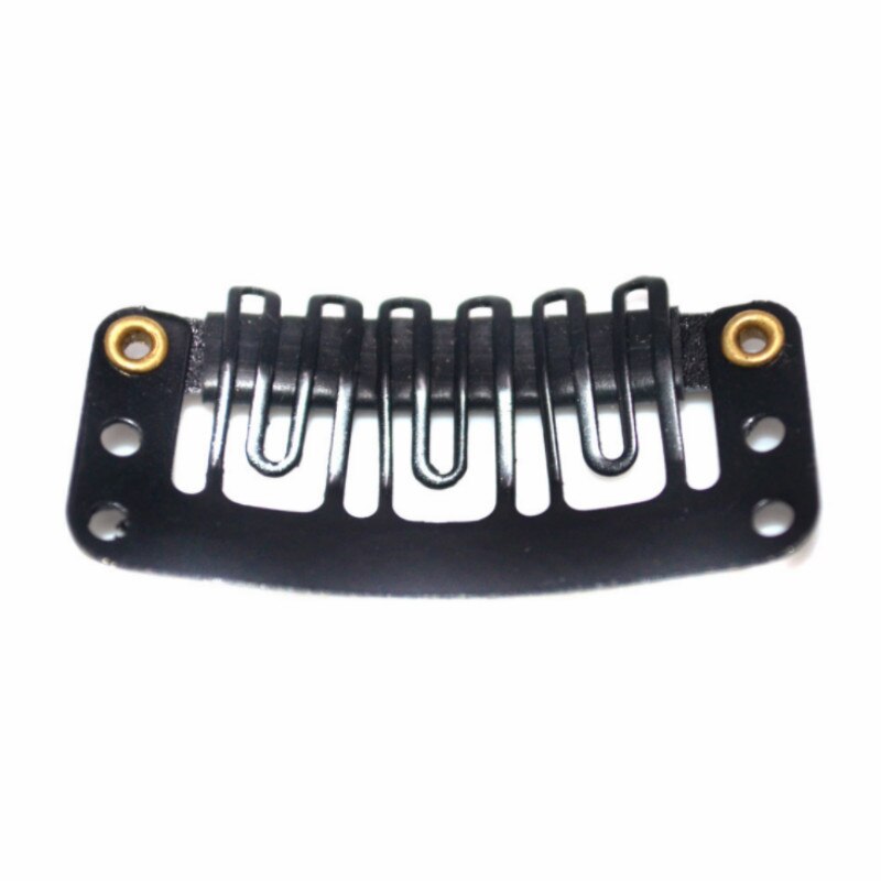 Clips de perruque U 3.2cm 2.7cm, 20 pièces/ensemble, Clips pour Extensions de cheveux naturels/tissage, accessoires de Salon moyen