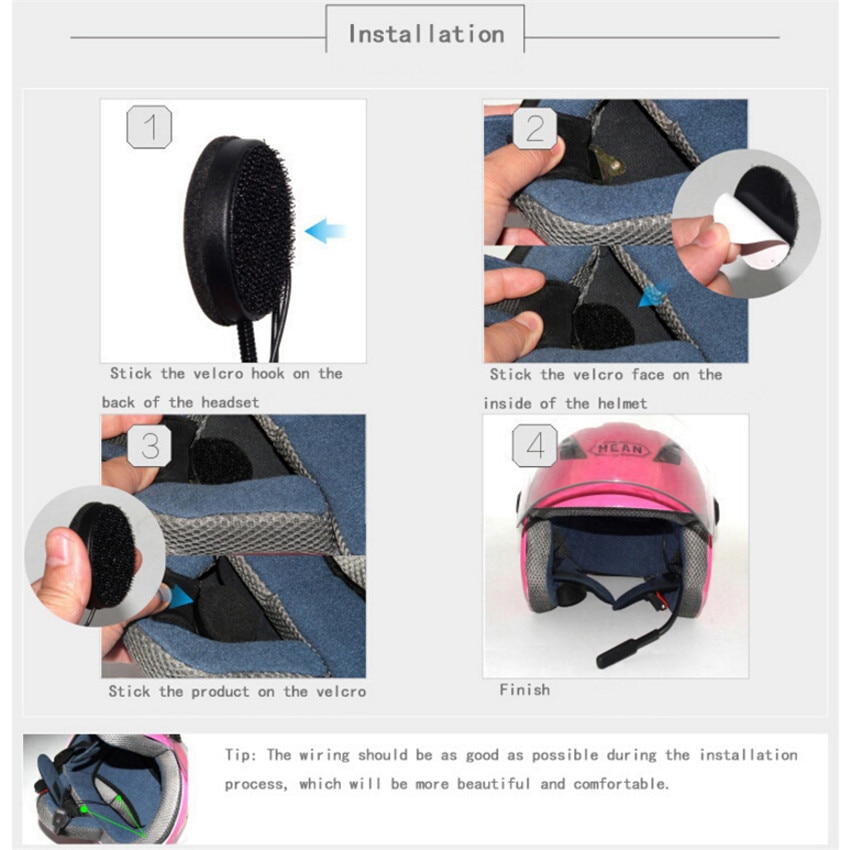 Motorhelm Headset Bluetooth 4.2 Edr Motor Handsfree Draadloze Hoofdtelefoon Voor Muziek Gps Intercome Stijl Motor Speakers