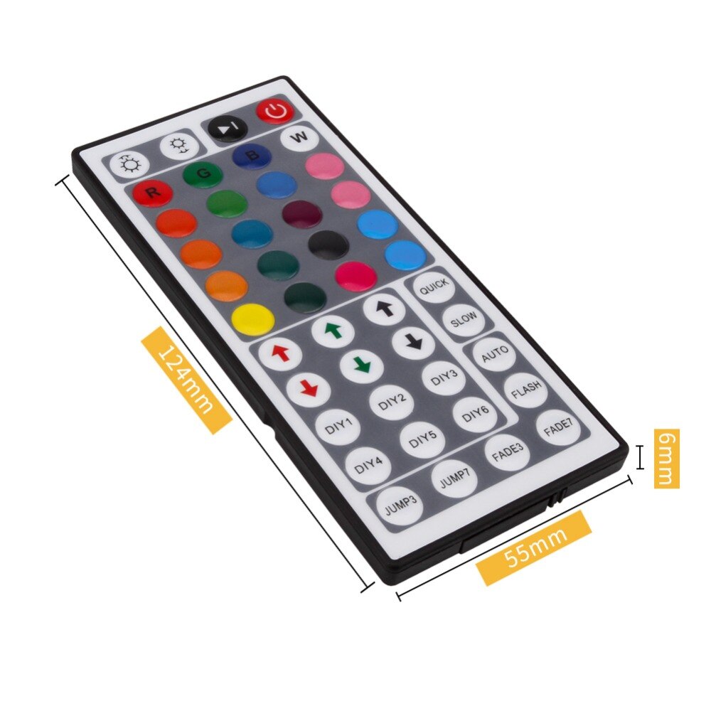 Led Controller 12v LED RGB Controller DC 12V Mini 44/24 IR Switch Remote Control For 3528 5050 RGB LED Strip Light