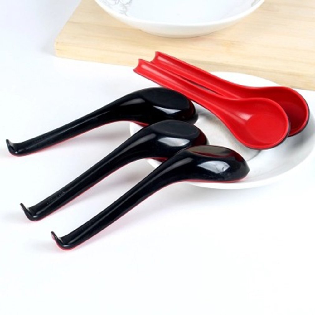 Kitchen Porcelain Long Handle Spoon Anti-Scalding Anti-Slip Soup Spoon Noodle Spoon Soeplepel