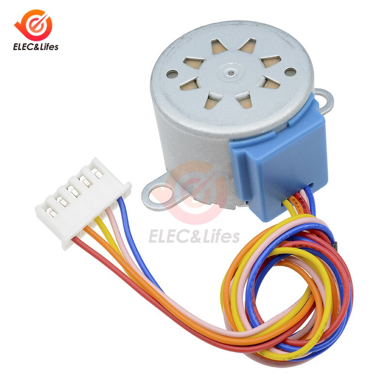 Smart Electronics Reduction Step Gear Stepper Motor 28BYJ-48 12V 4 Phase DC for arduino DIY Kit