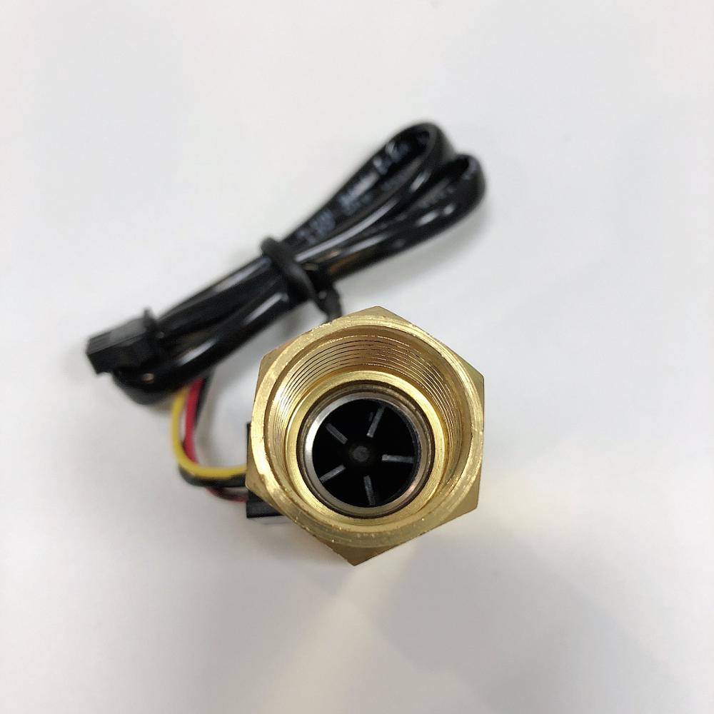 DN15 Hall Effect Sensor Female 1/2" Brass Water Flowmeters Liquid Level Sensor Switch Flowing Range 1-30L/Min SEN-HZ21NB