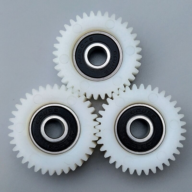3 st 36 tänder 38mm nylon elektroniska motor kullager kugghjul för bafang elcykel cykel