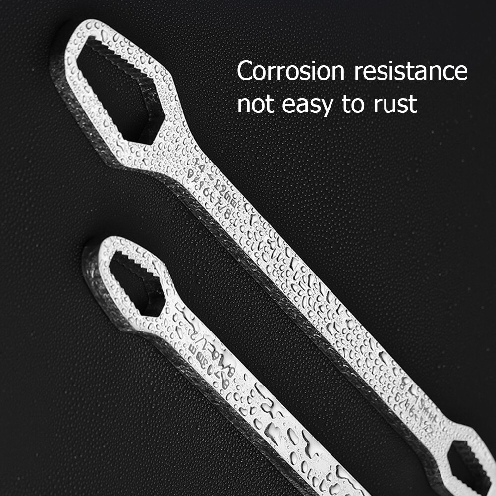 8-22mm Universal Torx Wrench Self-tightening Adjustable Glasses Wrench Board Double-head Torx Spanner Hand Tools for Factory