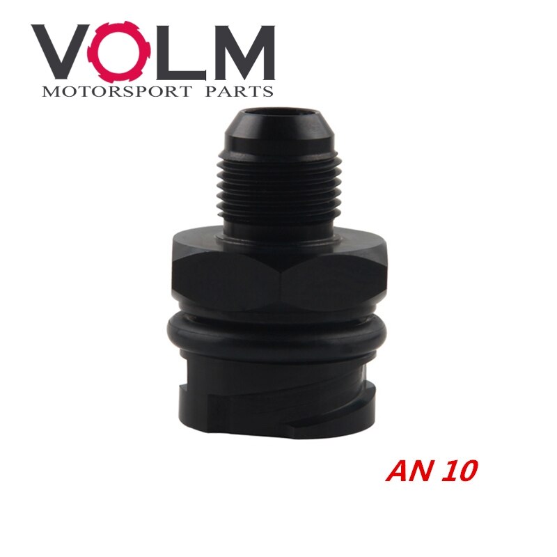 Billet Zwarte Klep Cover Olie Cap W/AN8 AN10 Fitting Voor Chevrolet Lsx LS1/LS6/LS2/LS3/LS7 Qt-3080