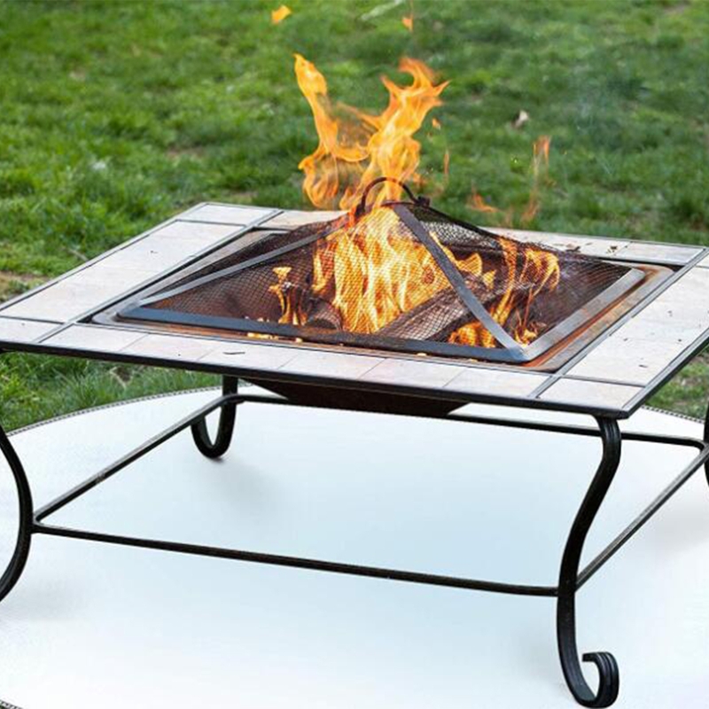 Tapis de protection de pont de fosse à feu, pare-feu haute température, pour pelouse, Patio