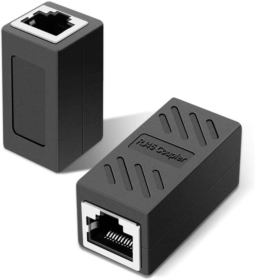 Nettverkskabel, rumpekontakt, forlengeradapter,  rj45 nettverksovervåking, bredbånd, krystallhodeadapter, rett kontakt, tilkobling