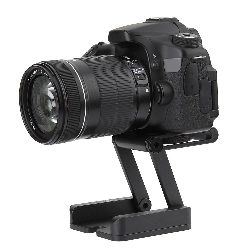 Z Pan Tripod Head Flex Folding Camera Flex Tripod Z Pan & Tilt Folding Tripod Bracket Head Aluminum Alloy Tripod