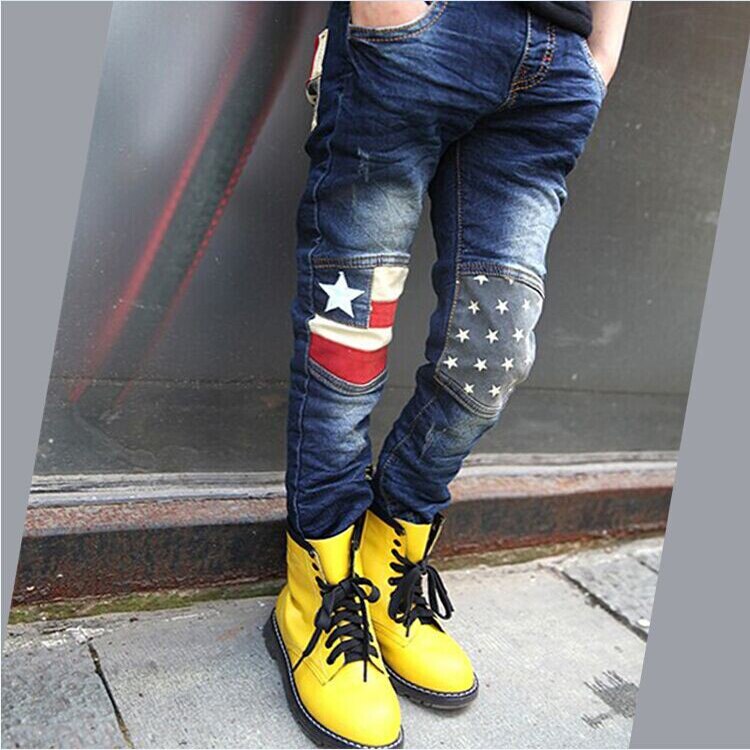 2020 primavera nova moda retalhos meninos jeans de alta qualidade bom material crianças jean idade 3 4 5 6 7 8 9 10 11 12 13 14 anos idade