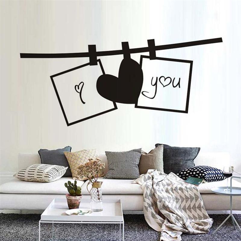 Valentine's Day Wall Decor I Love You Living Room Wallpaper Adhesive Wall Sticker