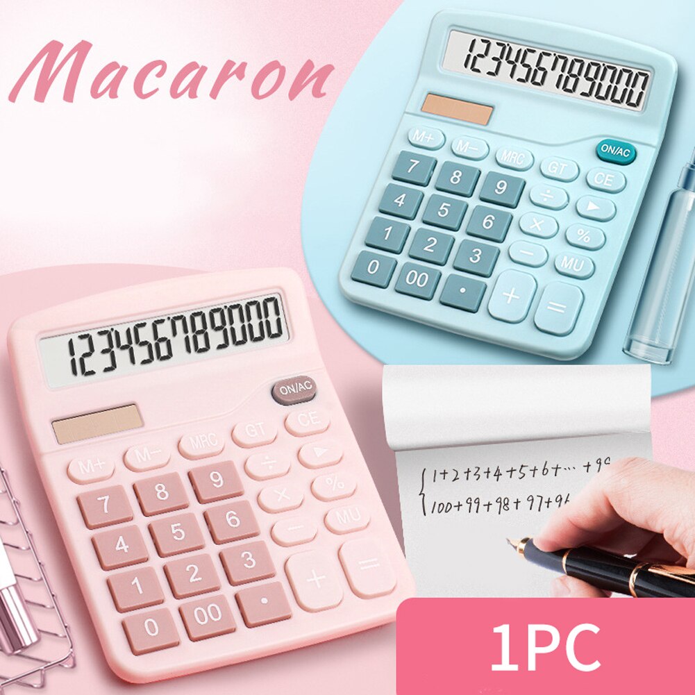 Desktop ABS Large Screen Multifunctional Electronic Calculator Universal Home Office 12 Digits Accounting Practical Student