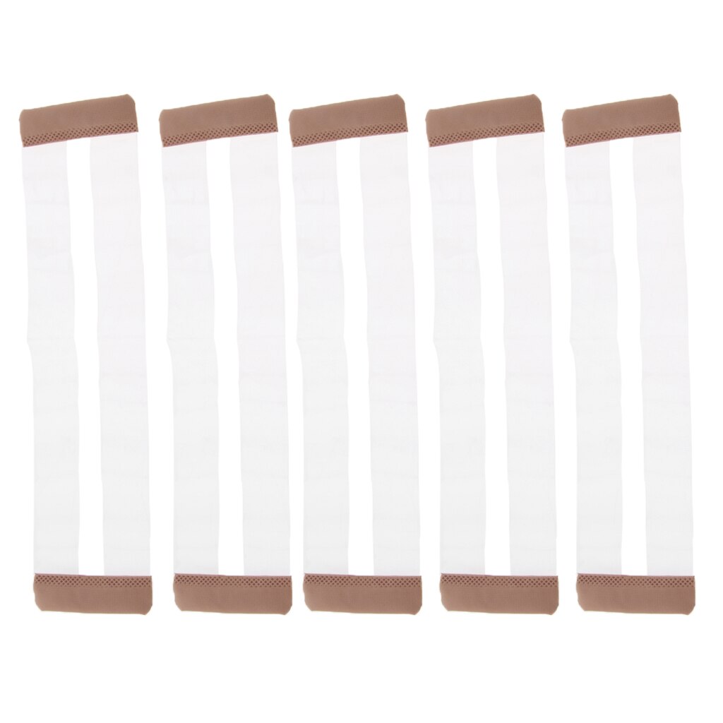 5 Pcs Clear Bra Extender Strap 3 Hooks Invisible Elastic Underwear Extension: Skin Color