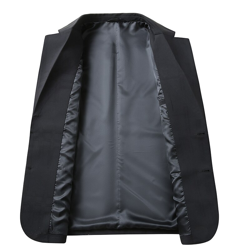Size 8XL 7XL 6XL 2022 Herfst Klassieke Effen Kleur Blazer Mannen Pak Jas Toevallige Losse Heren blazers