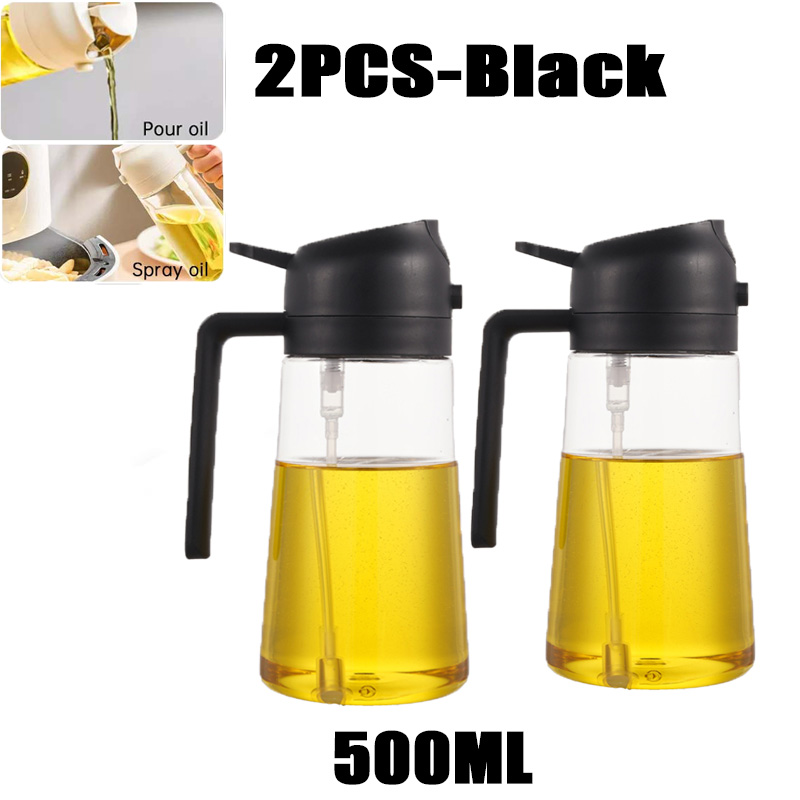 200/300/500 ml Olie Spray Fles BBQ Koken Olijfolie Spuit Keuken Bakolie Spray Lege Fles Azijn fles Dispenser: Bordeaux
