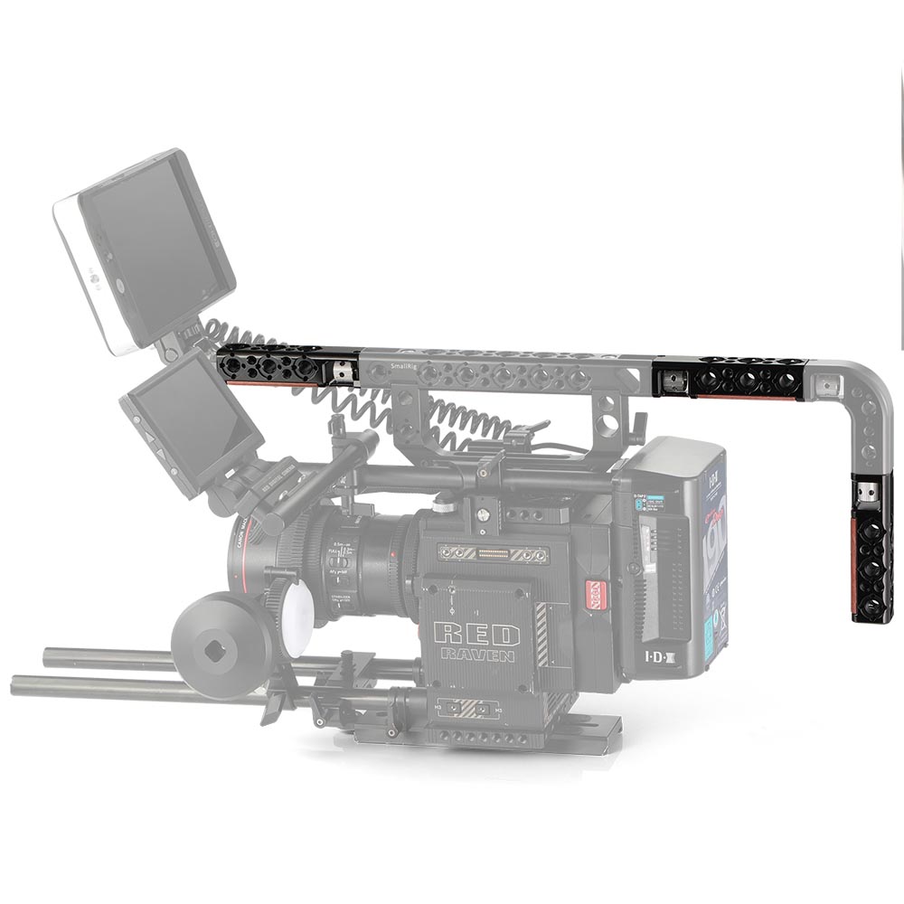 SmallRig – Cage de caméra DSLR, poignée supérieure, Extension droite avec 1/4 trous filetés et trous de localisation Arri, HTR2297