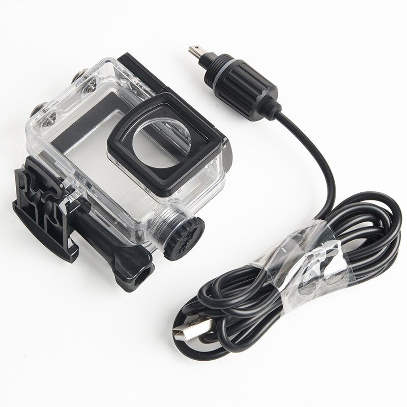 Original sjcam sj6 lenda acessórios da motocicleta caso à prova dwaterproof água habitação com cabo usb para sjcam sj6 legned ação câmera