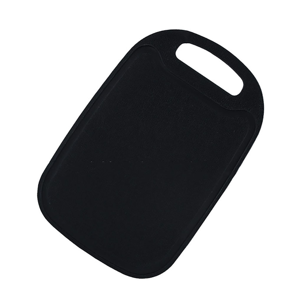 1pc sklisikker minikjøkken kjøttfrukt grønnsak skjærebrett matte skjæreblokk 32.7cm x 21cm x 0.42cm: Svart