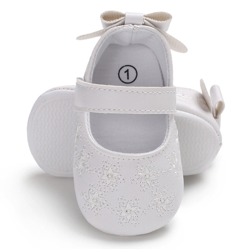 Prinses Baby Kids Meisjes Lederen Schoenen Peuter Zachte Crib Schoenen Zomer Zuigeling Leuke Bloemen Schoenen 0-18 M