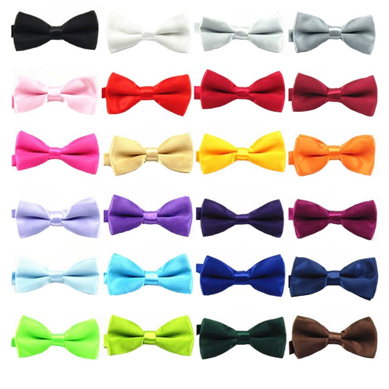 Bowtie Men Kids Formal Necktie Boy Men's Business Wedding Bow Tie Male Dress Shirt Krawatte Cravats Mens