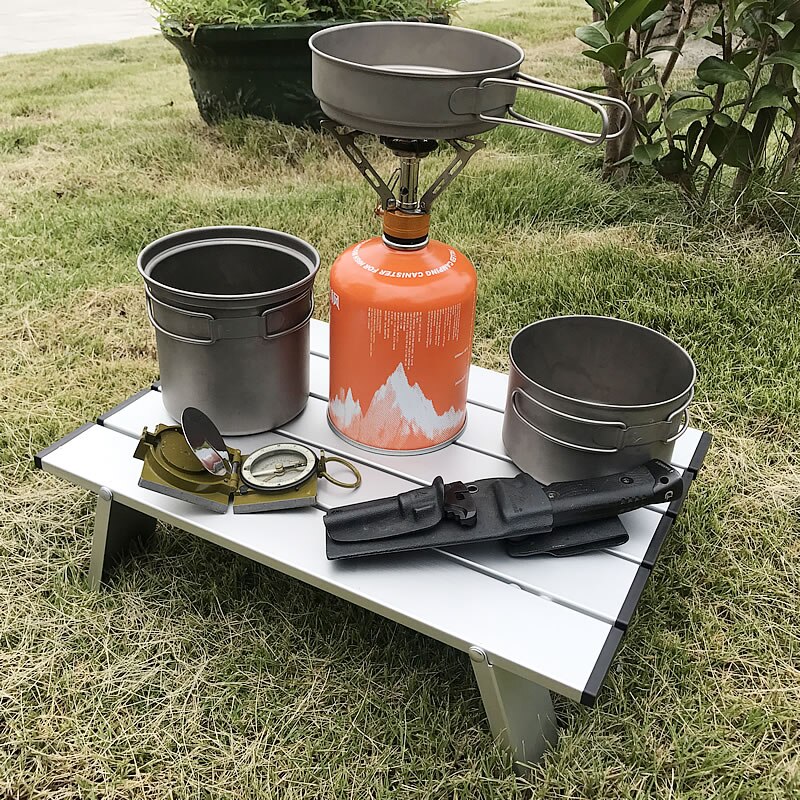 Foldable Laptop Table Laptop Table Aluminum Alloy Material Lightweight Portable Mini Picnic Table