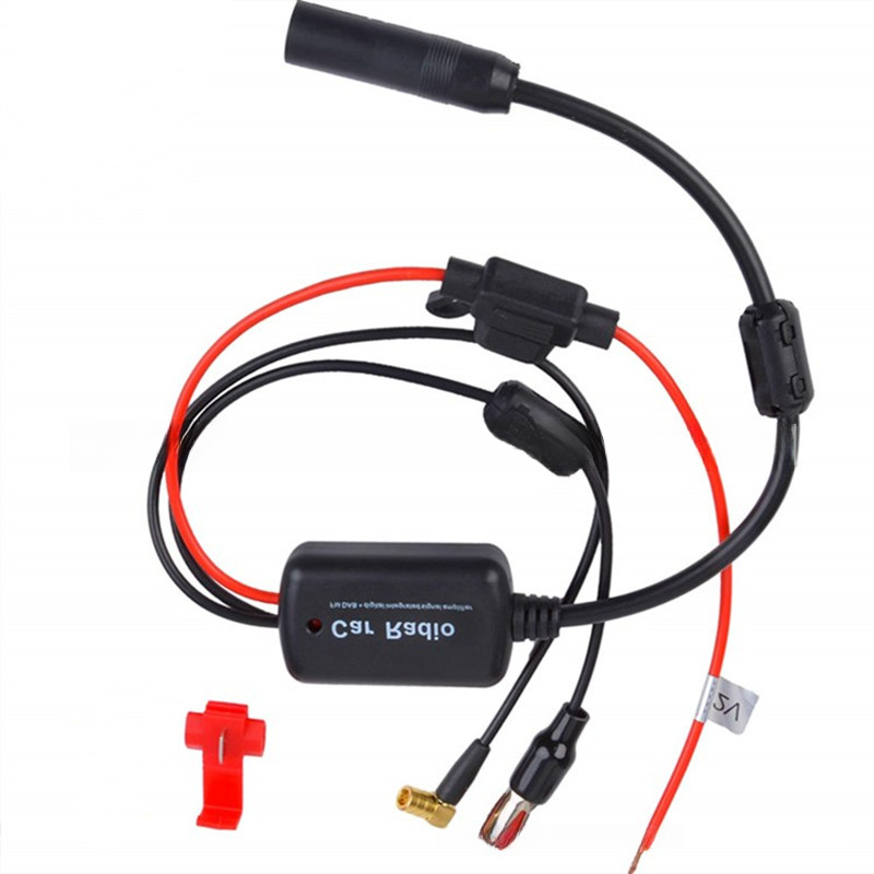 tupfen/FM/bin Radio antennen Signal verstärker 12V aktiv gewinnen Verstärker FM Auto antennen verstärker