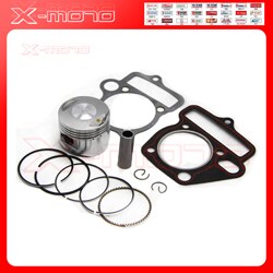 Lifan 125cc pièces de moteur dirt bike pit Piston-Kit-Rings-Pin-Cylinder-Gasket-52-4MM-14MM-LF125: MULTI