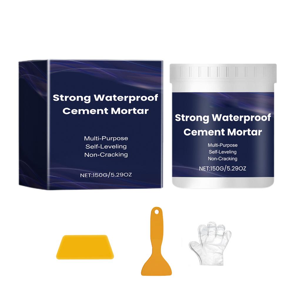 Waterproof Cement Sealant Waterproof Mortar For Indoor And Outdoor Use 150g Mortar Build Repair Sealant Without Smashing For: Default Title