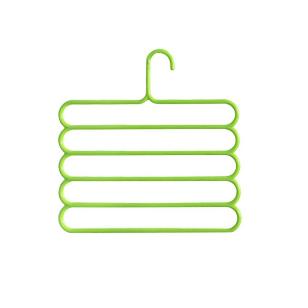 Support de pantalon en PP multifonction | Cintre pour pantalons, Anti-glisse, support de ceinture, support de salle de bain type S permettant de gagner de l'espace, 5 couches, tendance