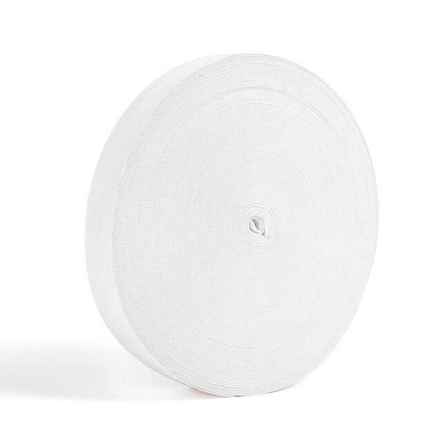 1yard Flat Elastic Band Sewing Clothing Accessories Nylon Webbing Garment Sewing Accessories Width 2cm 3cm 4cm 5cm 6cm: White / 4.5CM