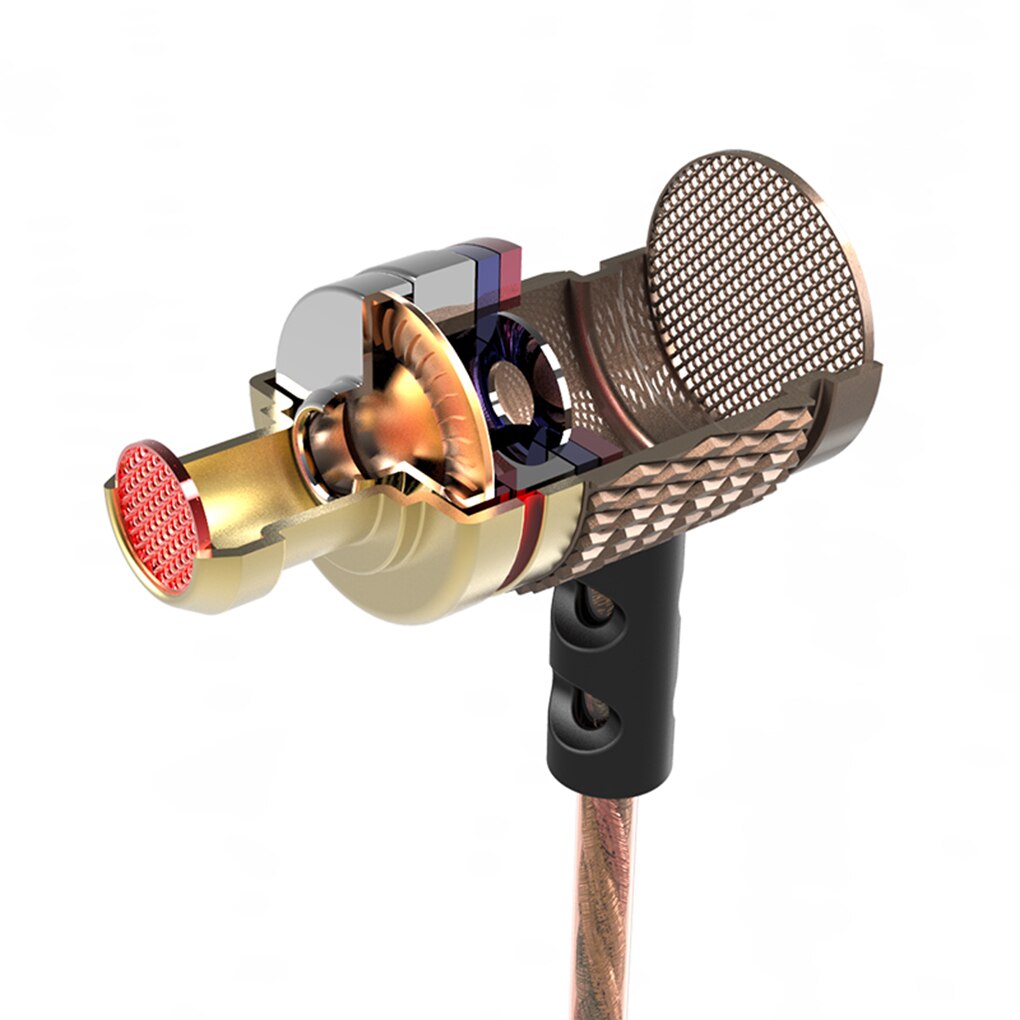 KZ EDR1 métal écouteurs intra-auriculaires HiFi Sport intra-auriculaires auriculaire bon casque de basse