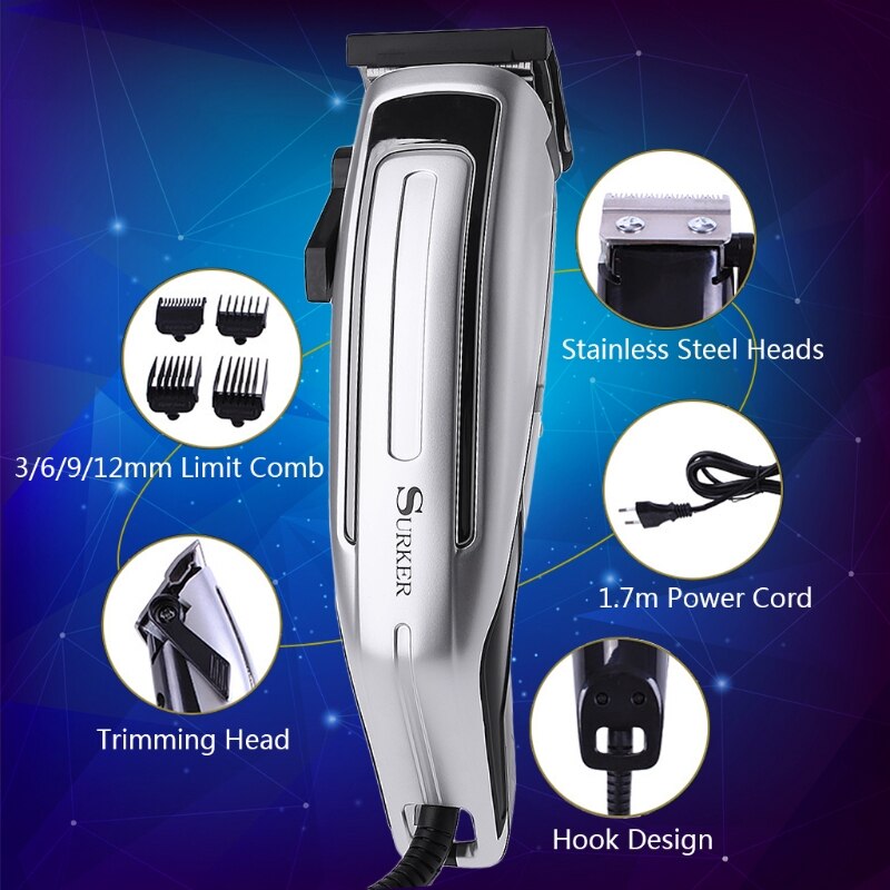 Hair Clipper Trimmer for Men Shaver Electric Cutter Haircut Machine