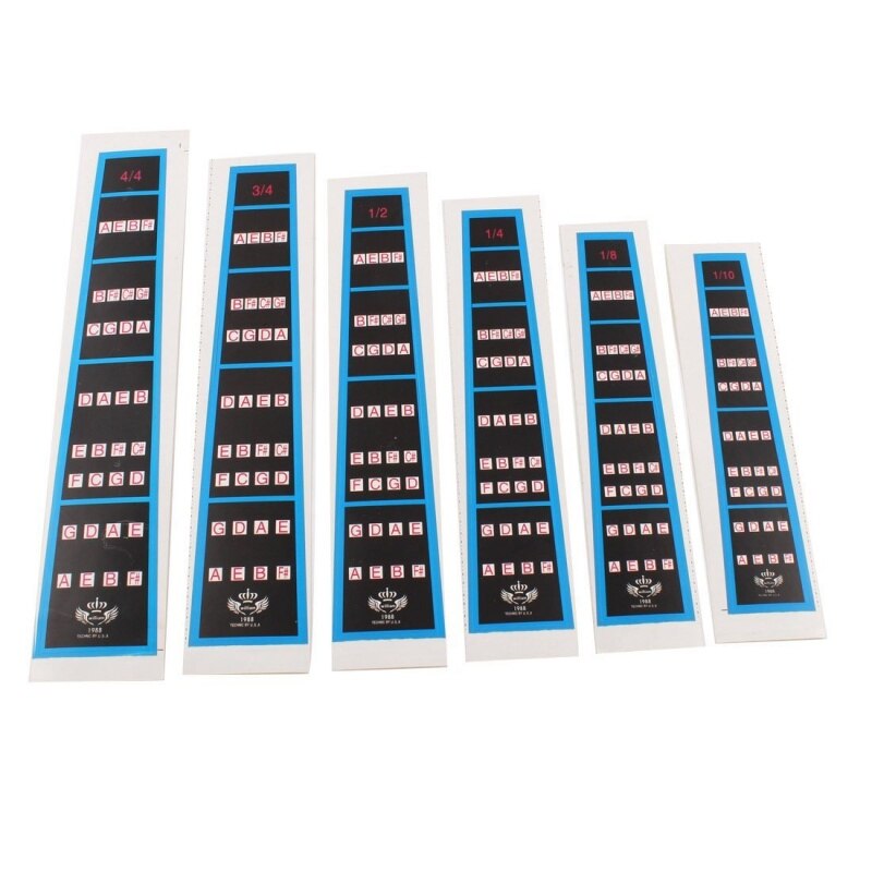 20 Adesivi Intarsio Per Tastiera Chitarra - Punti Abalone Blu - Jockomo