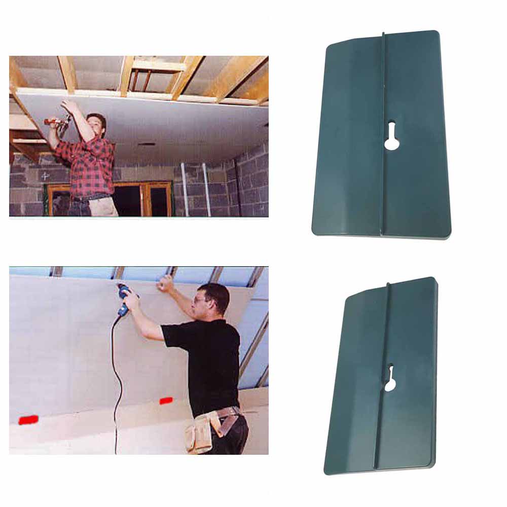 2 stücke Gips Bord Befestigung Werkzeuge Kunststoff Dunkle Blau Gips Bord Befestigung Bord Carpenter Werkzeuge Decke Positionierung Bord