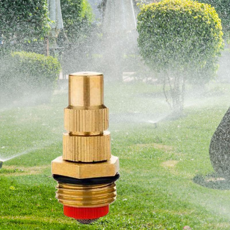 1/2 Inch Adjustable Fine Mist Water Spray Nozzle Lawn Gardening High Atomization