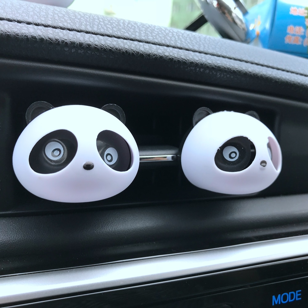 Auto Luchtverfrisser voor Auto Leuke Panda Auto Smaken Automoibles Vent Decoratie Parfum Geur Aroma Styling Accessoires