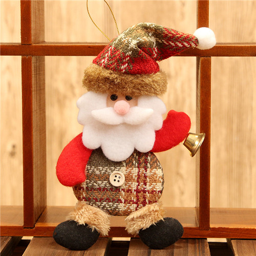 Glædelig jul ornamenter jul vedhæng legetøj uden for juletræ julemanden snemand bjørn til boligindretning børn: Gammel mand 2