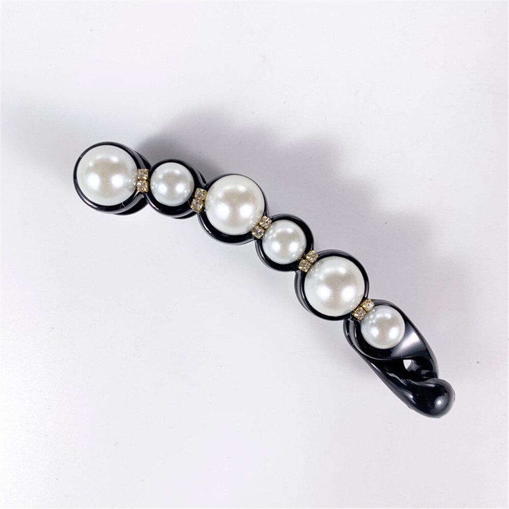1Pc Parels Haarspelden Haar Clips Sieraden Banaan Clips Hoofddeksels Vrouwen Haarspelden Meisje Paardenstaart Haarspeldjes Haarspelden Accessoires: 6
