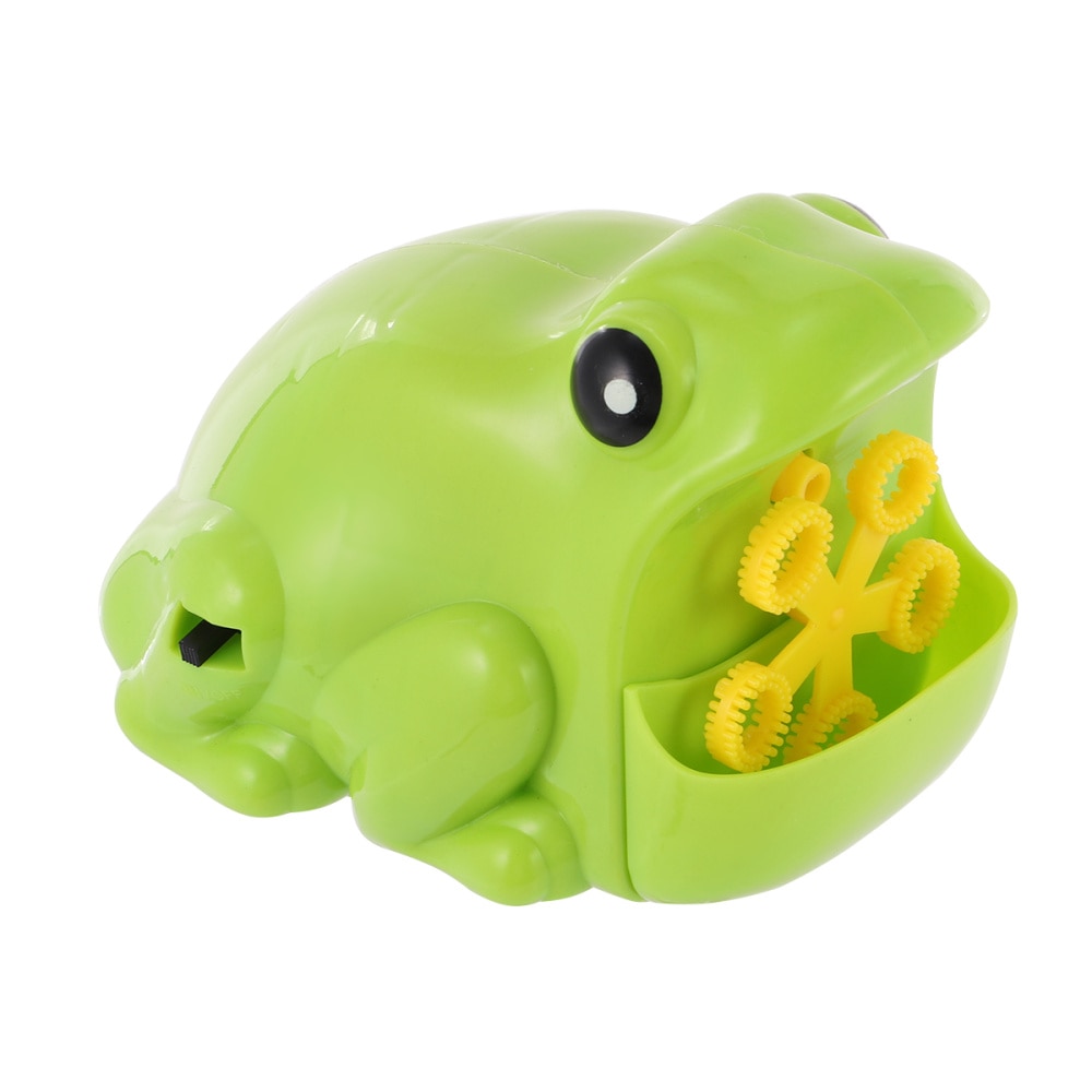 Funny Frog Bubble Machine Cute Animal Shape Automative Bubble Maker Toys Without Bubble Liquid