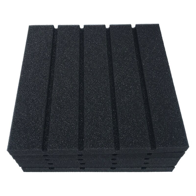 6Pcs Recording Studio Soundproofing Acoustic Panels Foam Thick Sponge Light Weight Absorption Acoustic