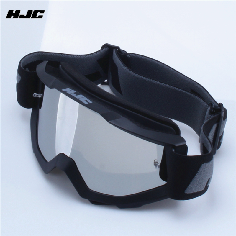Gafas de sol para motocicleta para hombre, protección de seguridad para Motocross MX, casco de visión nocturna, gafas de conducción vintage, gafas retro para moto: Gris