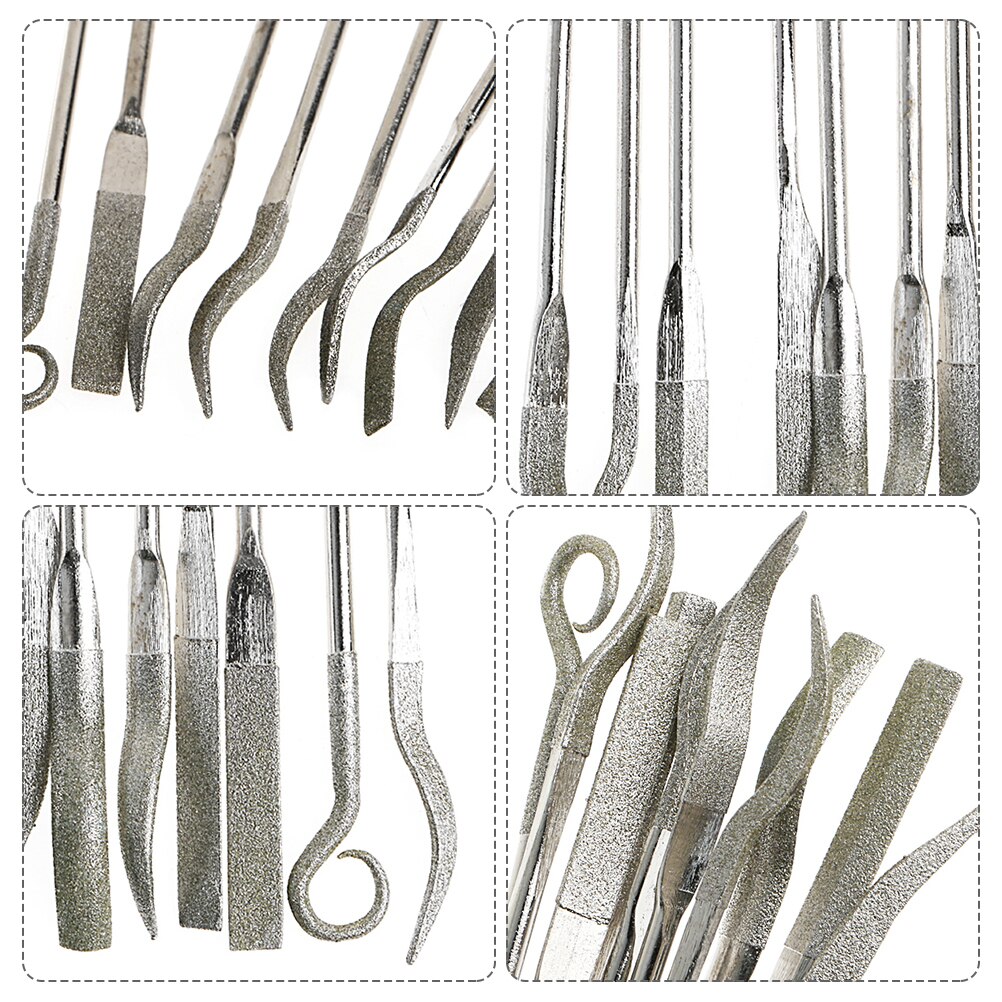 10Pcs Handcrafts Shaping Files Wood and Metal Work DIY File Carving Grind Tool