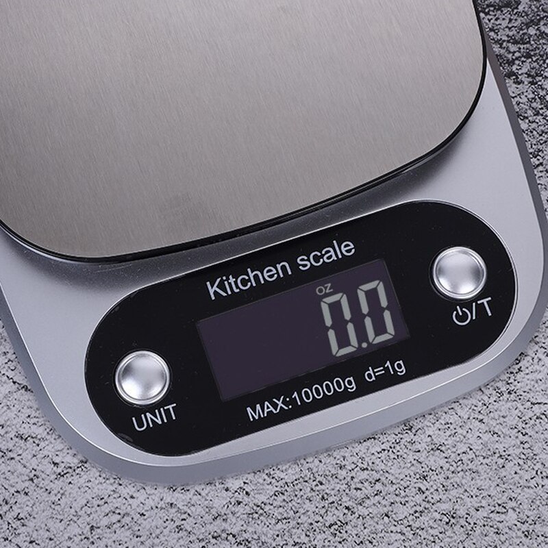 Stainless Steel Electronic Kitchen Scale Precision Food Scale Flour Scale Household Baking Tools