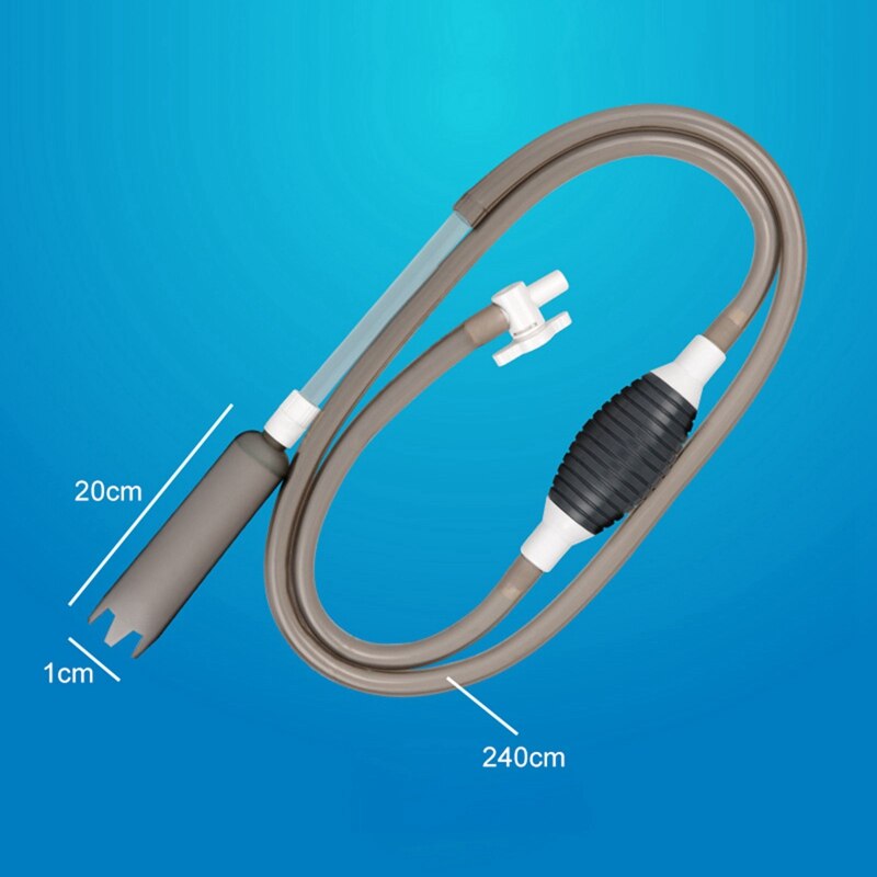 Aquarium Fish Tank Vacuum Gravel Water Filter Cleaner Siphon Pomp Handleiding Schoner Pomp Veilig Vacuüm Aquarium Water Changer: A4