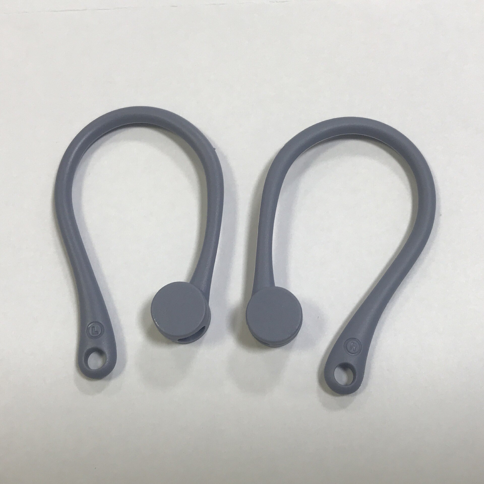 Auriculares inalámbricos con Bluetooth para Apple AirPods, accesorio deportivo antipérdida, con elásticos: Greyish Blue