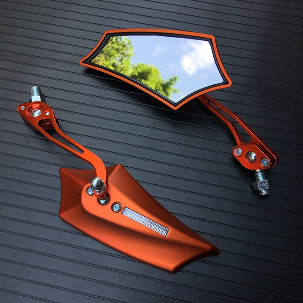 8 Kleuren Moto Rbike Moto Rcycle Achteruitkijkspiegel Moto Accessoires Unviersal 8Mm 10Mm Scooter Spiegel Moto Cross achteruitkijkspiegel: 3