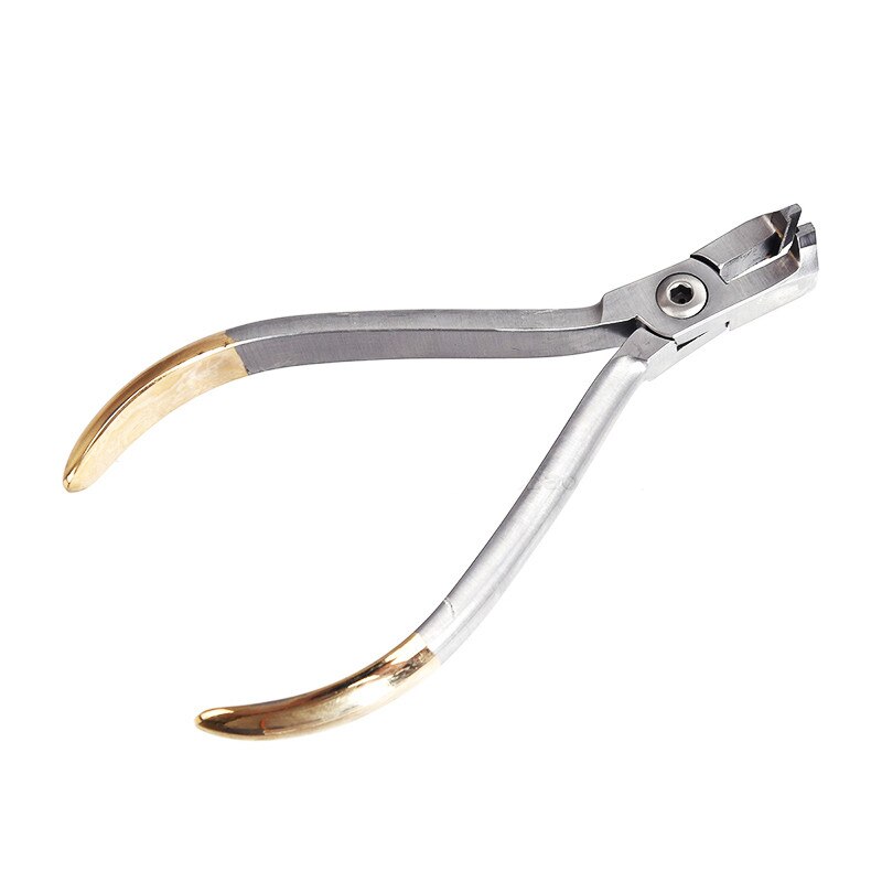 Dental distal end cutter tang wire wire cutting tang tandlæge tang rustfrit stål tråd filament cutter ortodontisk værktøj: Sølv