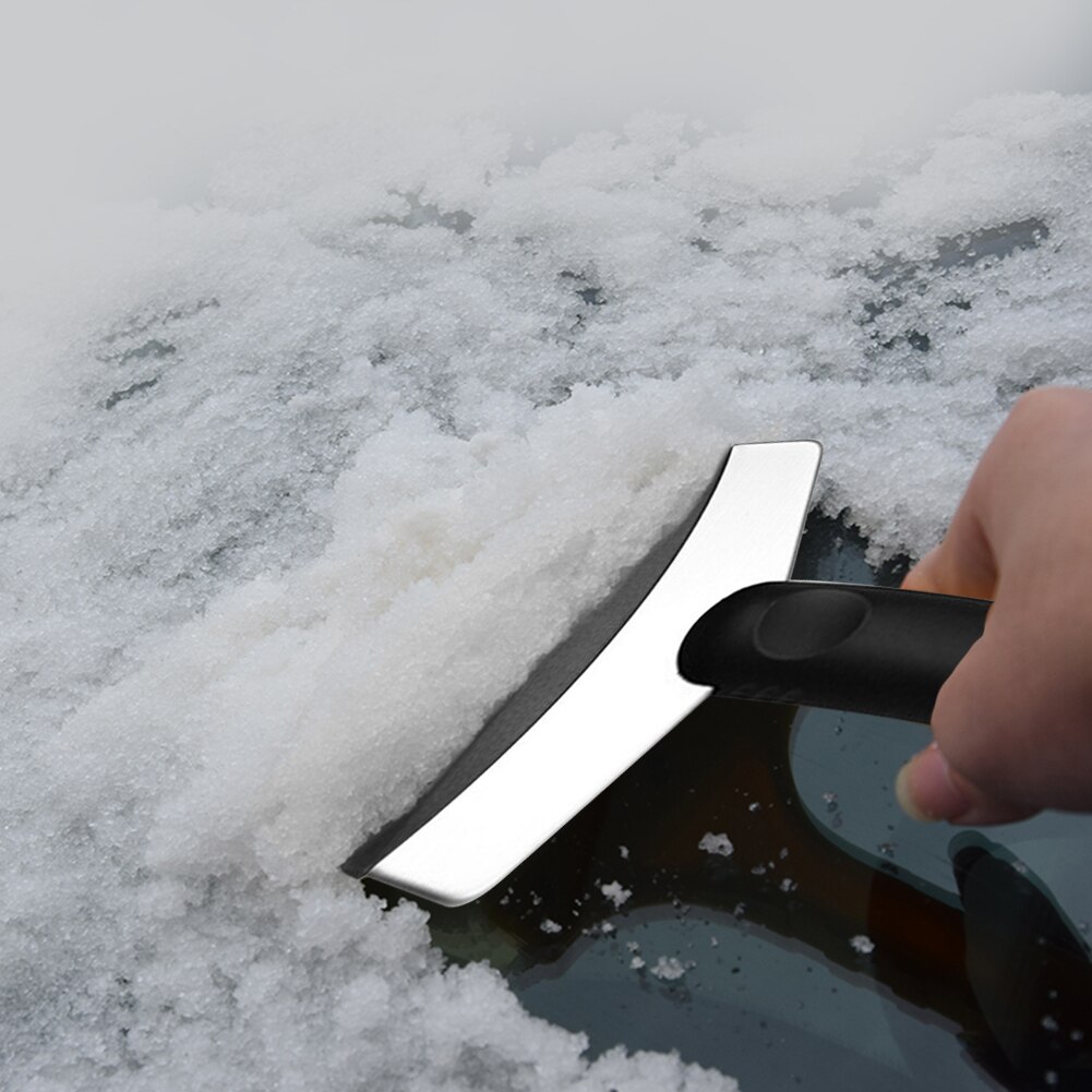 Stainless Steel Handle Snow Shovel Ice Scraper Multi-function Snow Removal Refrigerator Defrosting Shovel Brush Tool