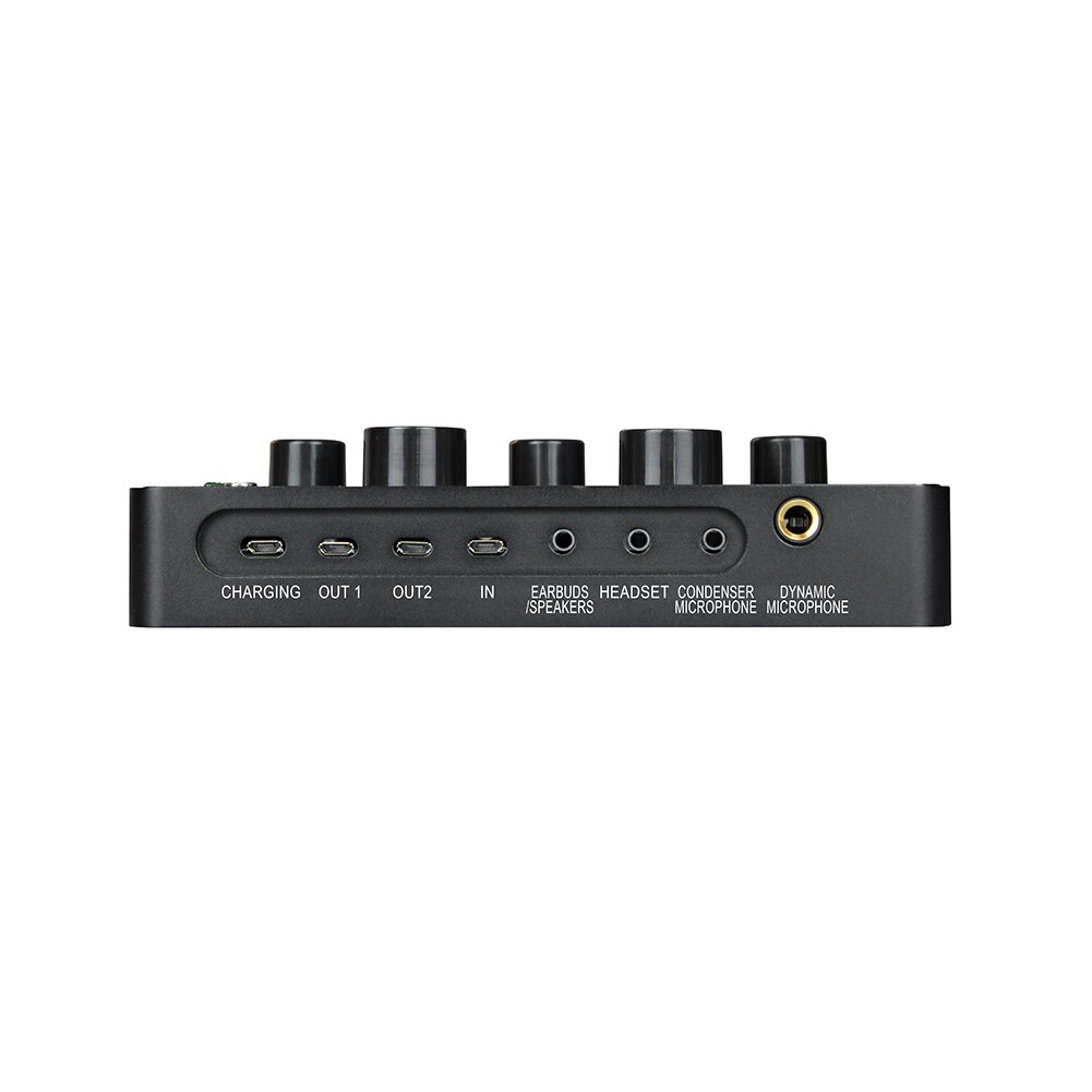 Universal Voice Verandering Audio Mixer Adapter Kaart Met Een Verscheidenheid Aan Interessante Geluidseffecten, gebruikt Voor Mobiele Ktv Live Geluidskaart