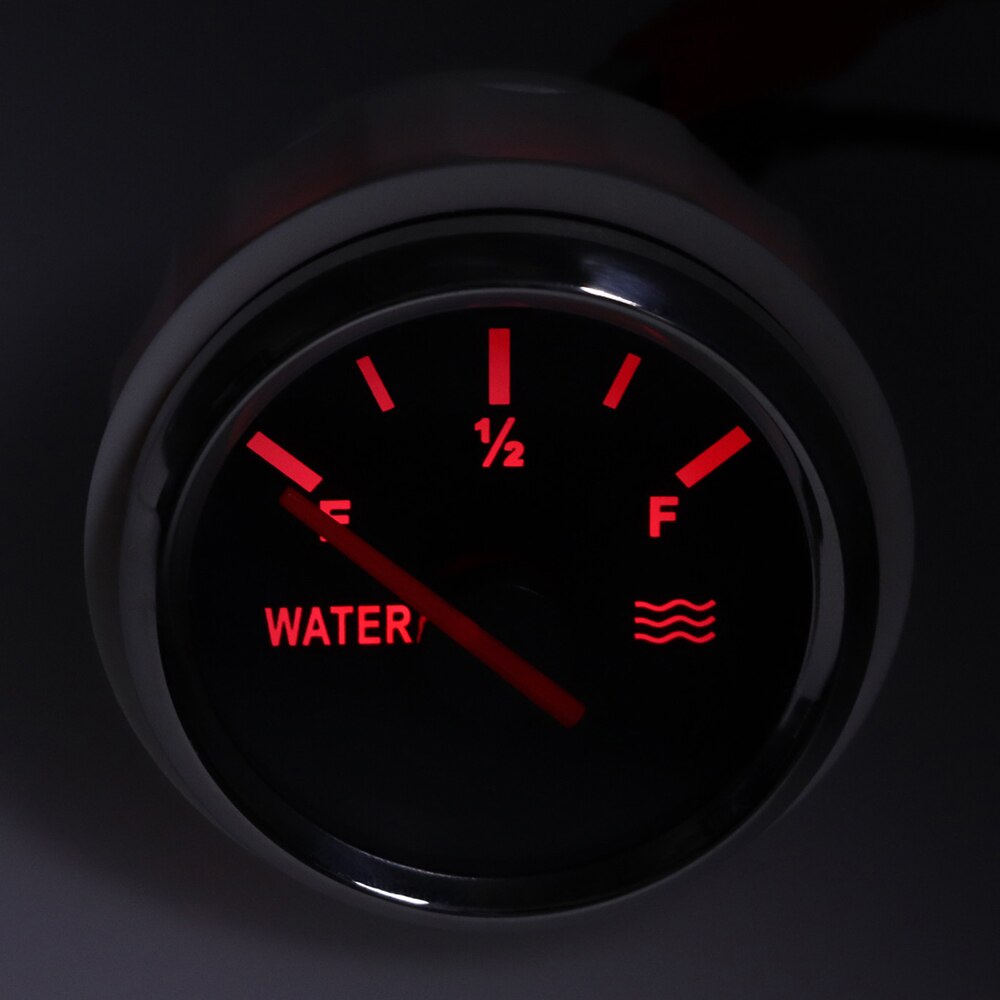 52mm Digitale Wasserdichte Wasserstand Messgeräte 9-32v 0-190Ohm Wasser eben Meter mit Hintergrundbeleuchtung