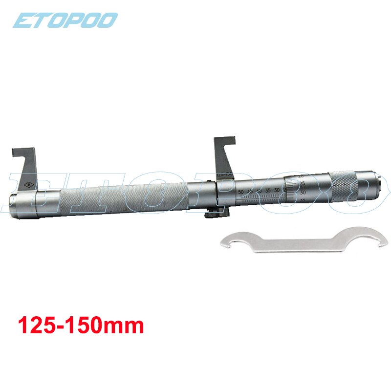 Micrómetro interior 5-30/25-50/50-75/75-100mm/100-125mm/125-150mm/150-175mm, calibrador de tornillo, micrómetros métricos, herramientas de medición de carburo: 125-150mm